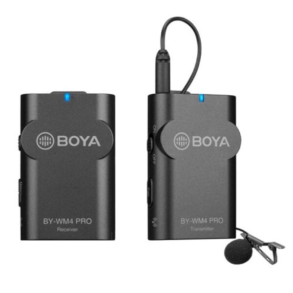 Boya BY-WM4 Pro K-1 Wireless Microphone System, 1 Receiver, 1 Transmitter