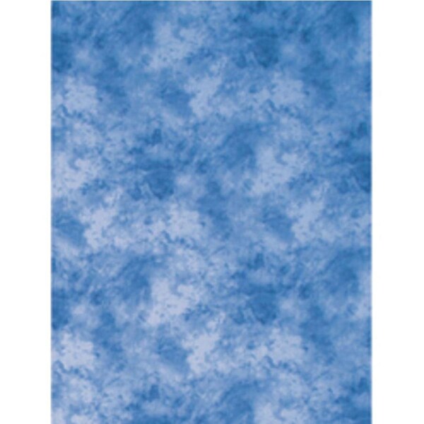 ProMaster Backdrop Cotton 10'x12' Cloud Dyed - Medium Blue