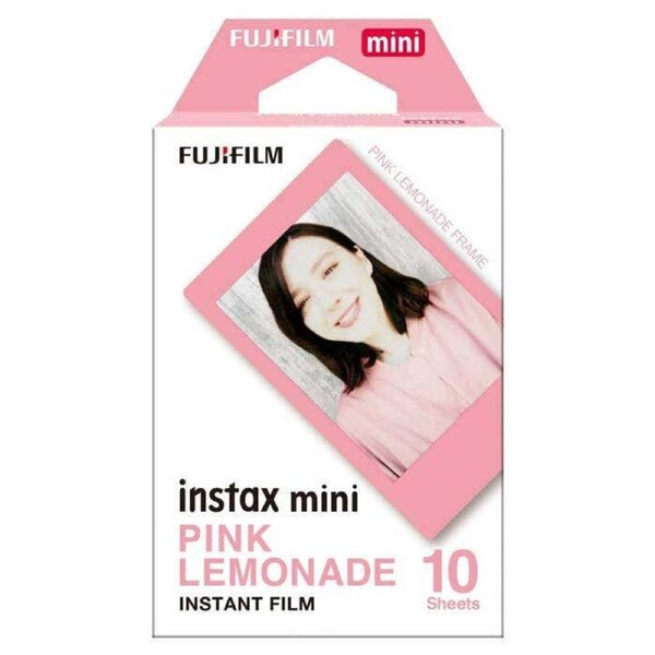 Fujifilm Instax Mini - Pink Lemonade Instant Film (10 Sheets)