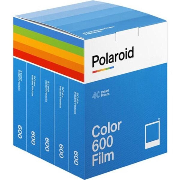Polaroid 600 Colour - Instant Film - 5 PACK (40 Exposures)