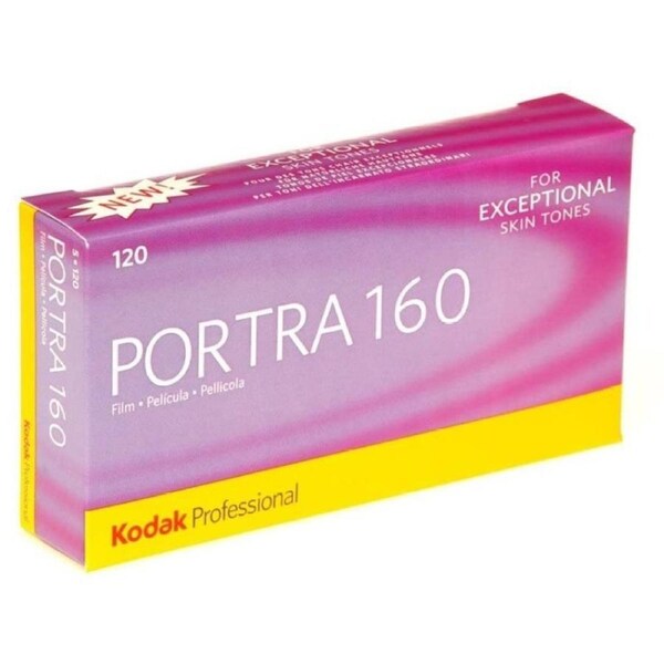 Kodak Portra 160 ISO Professional 120 Roll (5 Pack) - Colour Negative Film