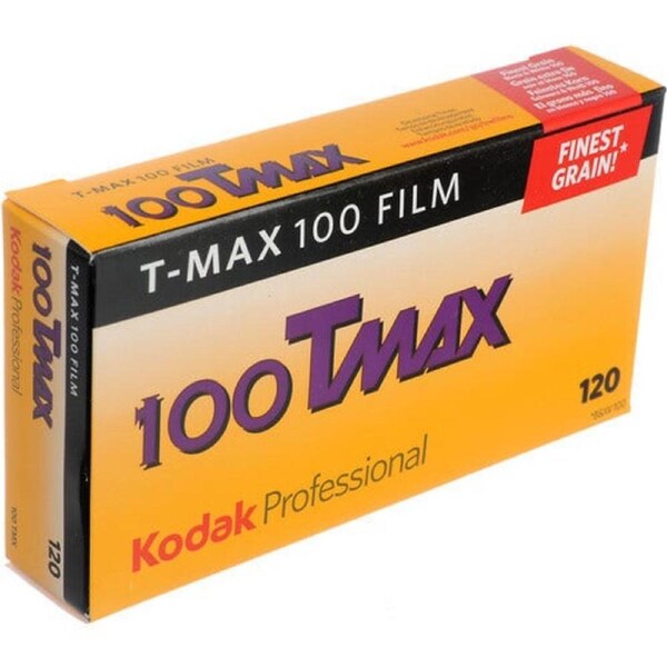 Kodak TMAX 100 ISO Professional 120 Roll (5 Pack) - Black & White Negative Film