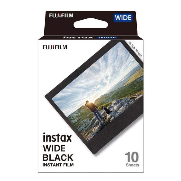 Fujifilm Instax Wide Black Frame - Instant Film (10 Sheets)