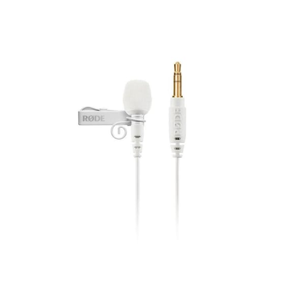 Rode Lavalier GO - White Broadcast-Grade Microphone with 3.5mm TSR Jack