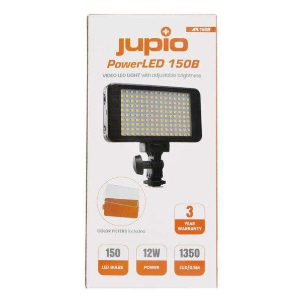 Jupio PowerLED 150B LED Light - NPF Series Battery (battery not included)