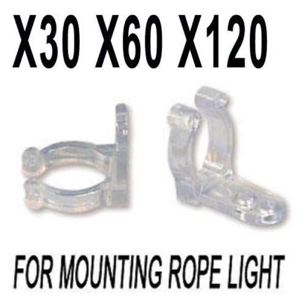 Rope Light Gutter Hooks / Clips - Specially For Christma Tube Liights 11Mm--13Mm