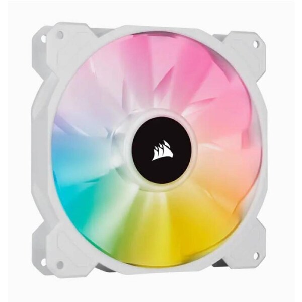 Corsair iCUE SP140 RGB ELITE 140mm RGB Fan with AirGuide for Gaming PC Case WHT