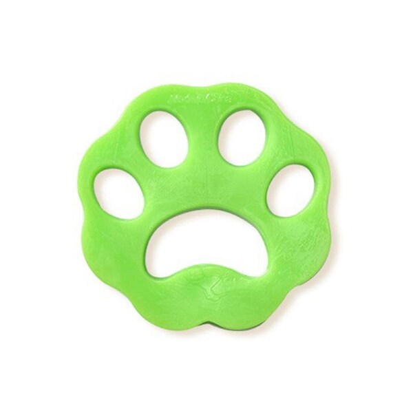 Pet Hair Remover Cat Fur Dog Hair Lint Catcher from Laundry Washing Machine Flower Green