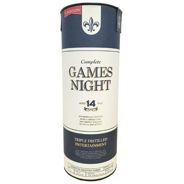 Lagoon 25cm Complete Classic Games Night Tube Set Adult Play Fun Game 14y+ Toy