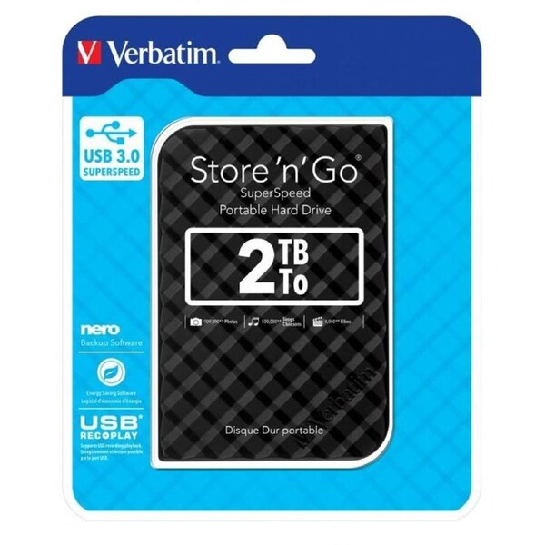 VERBATIM 2.5' Mobile HD 2TB