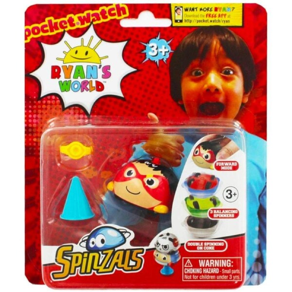 2 Pack x Ryan's World Spinzals Assorted