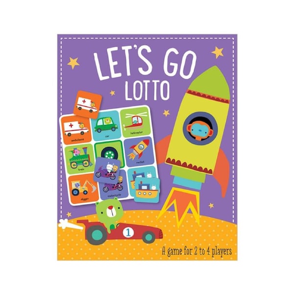 Let's Go Lotto Board Game