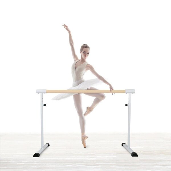 MEMAX Wooden Ballet Barre Stretch Bar Dance Bar 1.5M - Perfect for Dance and Fitness Training at Home and Studio