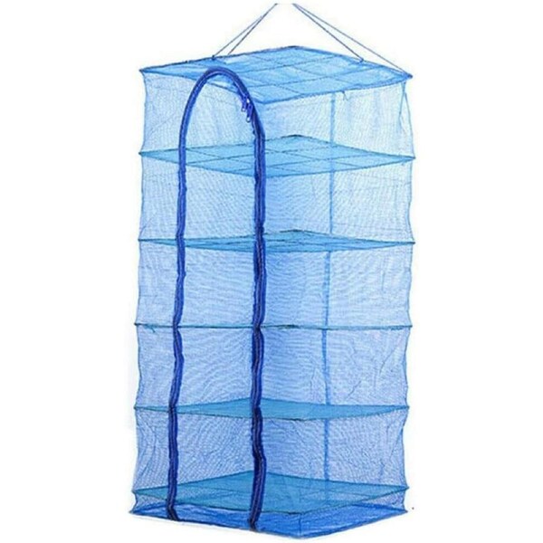 Ozoffer 1x 5Tiers Dehydrator Air Drying Net Vegetable Fruit Meat Fishing Jerky Food Beef