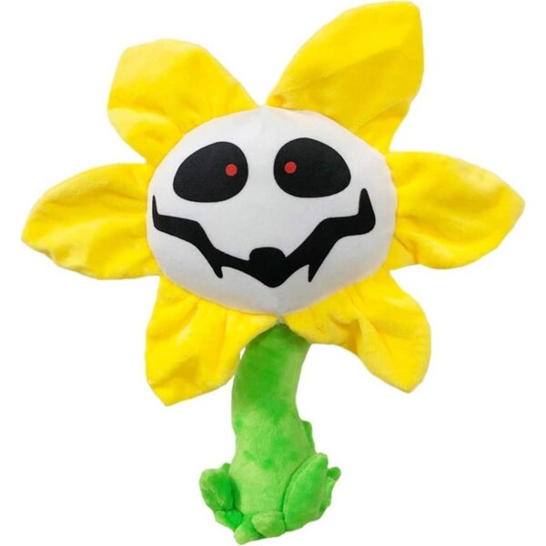 Catzon Undertale Series of Creative Dolls Birthday Halloween Fear Stuffed Animals Gifts-Orange Skeleton-Sunflower
