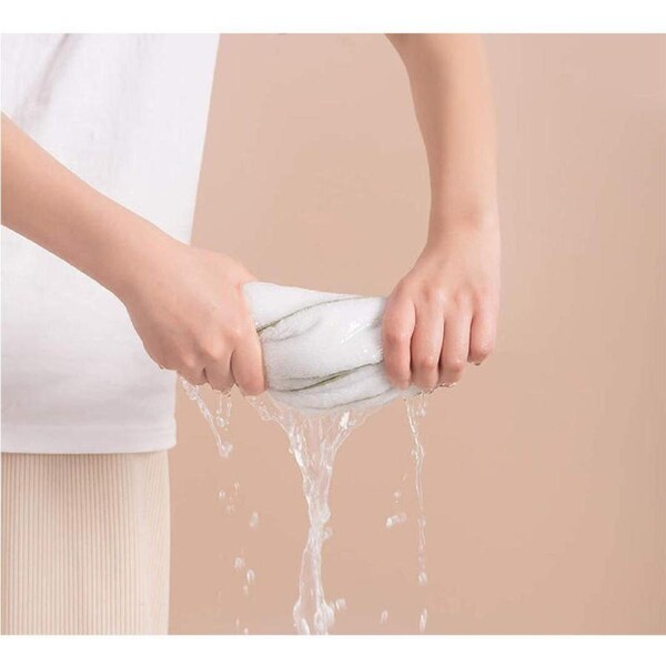 Catzon 8 Pack Microfiber Kitchen Towels 26 x 18 Inch Super Absorbent Soft Stripe Designed Dish Towels-Green White