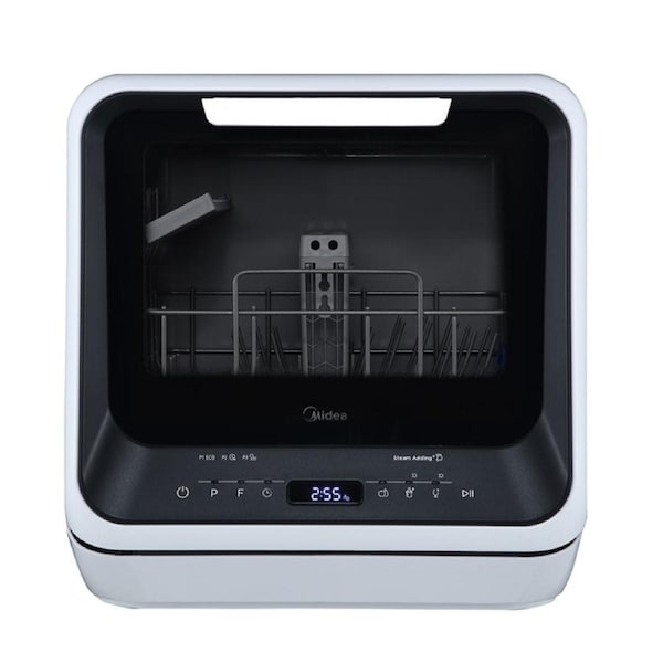 Midea Mini Second Generation Benchtop Portable Dishwasher Black MDWMINIBL