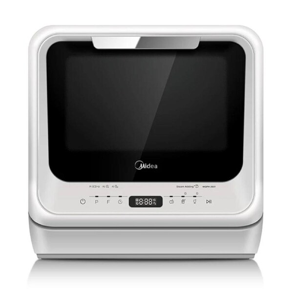 Midea Mini Second Generation Benchtop Portable Dishwasher White MDWMINIW