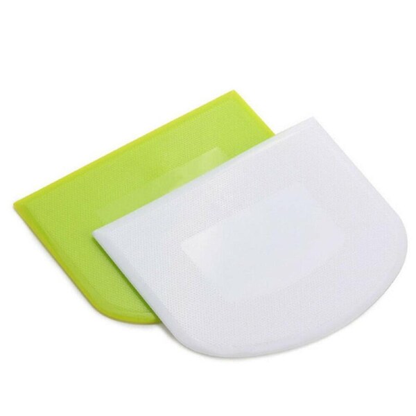 2 Pcs Dough Cutter Dough Scraper Scraper Scraping Fondant Bowl for Bread