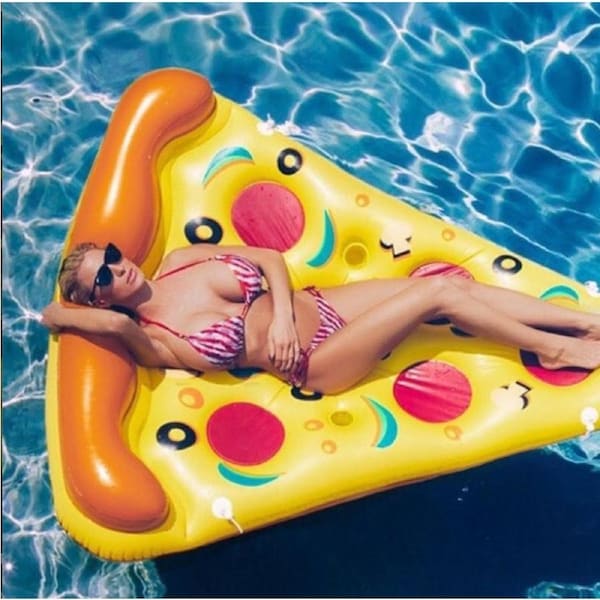 Giant Inflatable Pizza Pool Float Raft 180*150*18cm
