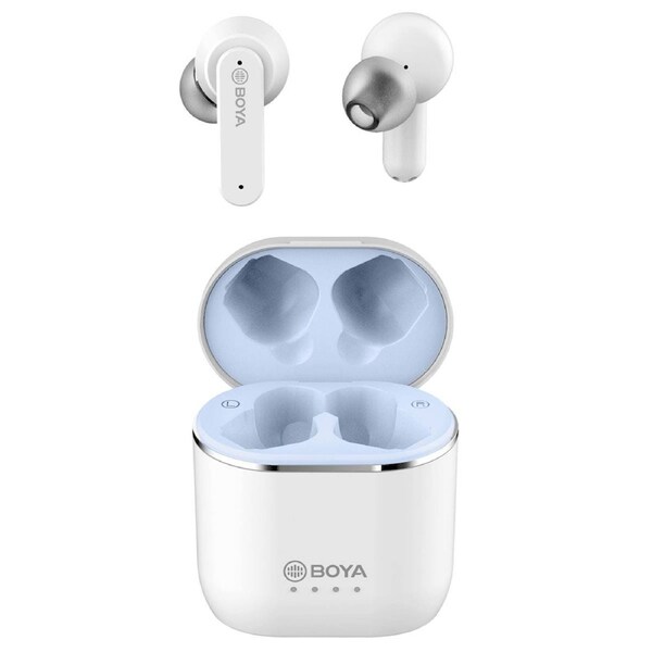 BOYA BY-AP4 True Wireless Semi-In-Ear Earbuds - White