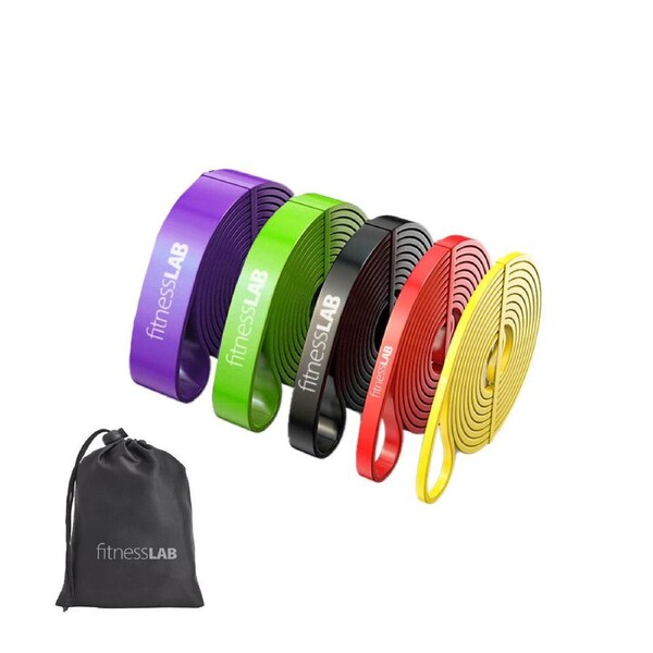 6Pcs Resistance Bands Band Power Heavy Duty Loop Set For Yoga Workout Fitness Exercise 5 Pcs