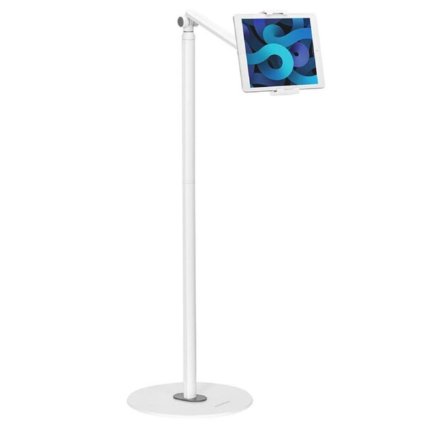Activiva 136cm Universal iPad & Tablet Floor Stand f/ Tablets 4.7-12.9" White