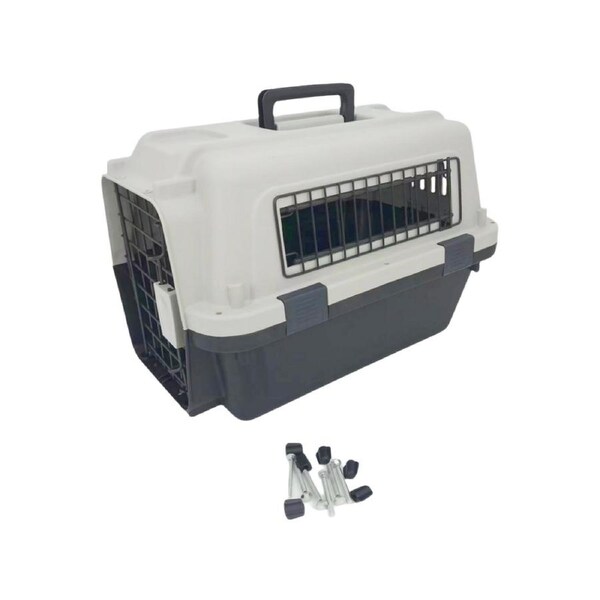 YES4PETS Medium Portable Pet Dog Cat Carrier Travel Bag Cage House Safety Lockable Kennel