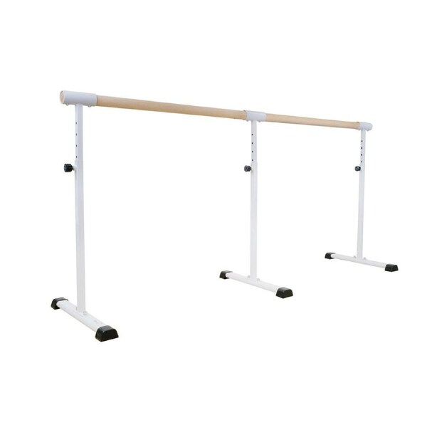 MEMAX Wooden Ballet Barre Stretch Bar Dance Bar 2.2M - Perfect for Dance and Fitness Training at Home and Studio