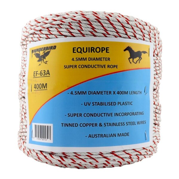 Thunderbird 400m Equirope Electric Fence Horse Rope - EF-63A