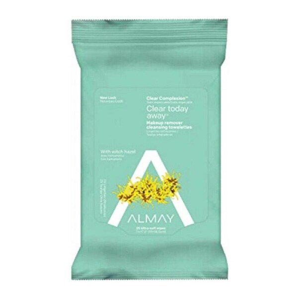 Almay Clear Complexion 4-In-1 Makeup Remover Cleansing - 25 Towelettes