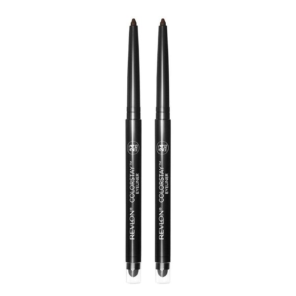 Revlon ColorStay Eyeliner Crayon 0.28g 202 BLACK BROWN - 2 pack