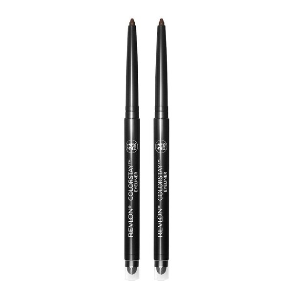 Revlon ColorStay Eyeliner Crayon 0.28g 203 BROWN - 2 pack
