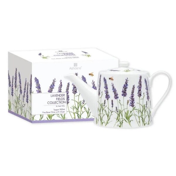 Ashdene French Country Kitchen Tea Pot Lavender Fields Infuser Teapot