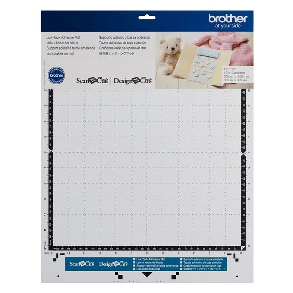 Brother Scan N Cut or Design N Cut Low Tack 12x12 Adhesive Mat CM Machine