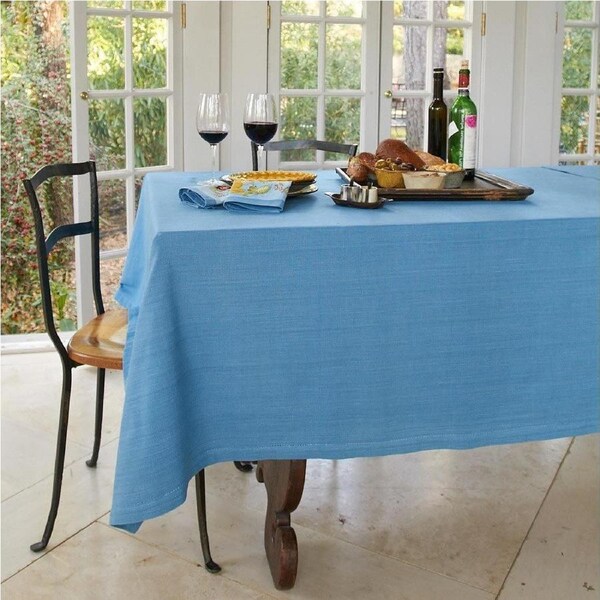 Country Table Cloth Kildare Blue Tablecloth Rectangle 150x270cm