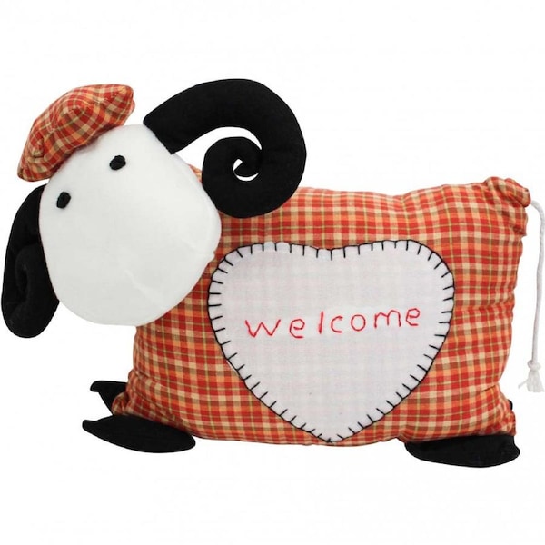 Country Doorstop Sitting Weighted Welcome Sheep/Cow Door Stopper