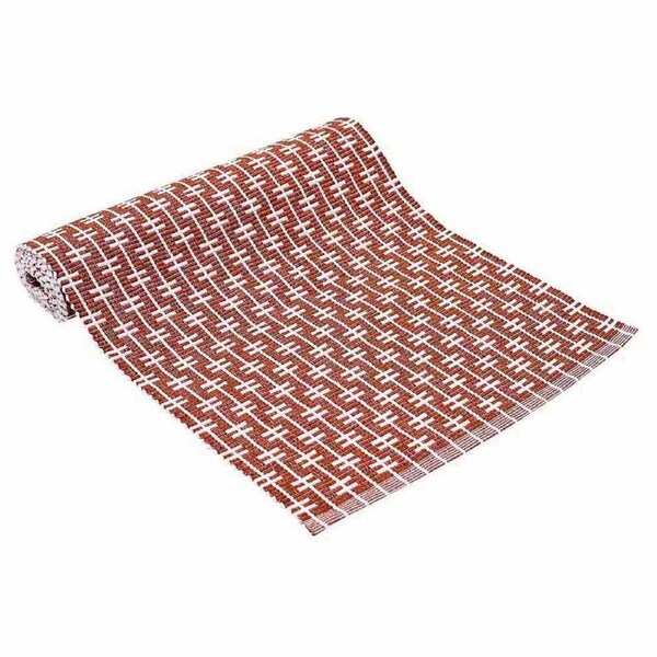 Ladelle Eco Eden Ribbed Table Runner Terracotta 33x150cm