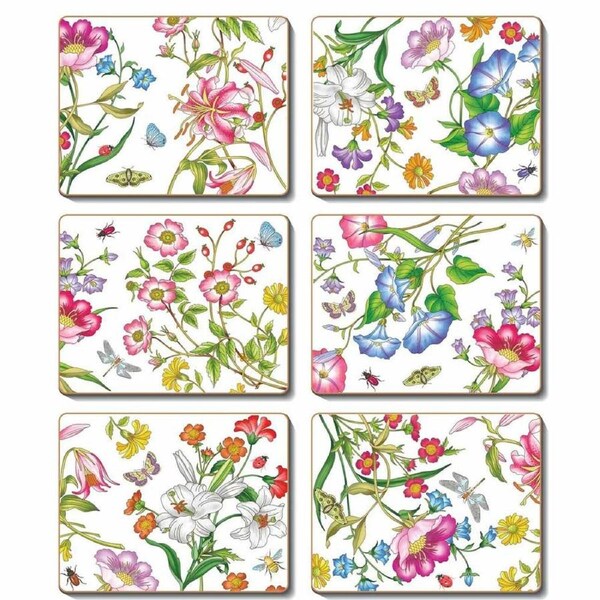 Cinnamon Milano Cork Backed Drink Coasters Set 6