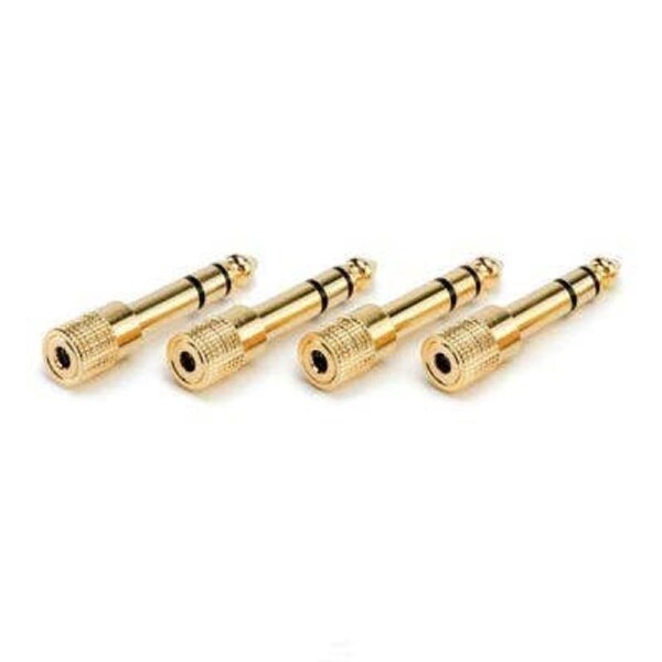 Rode HJA-4 3.5mm to 6.5mm TRS Headphone Adapters 4 pack for RODECaster Pro