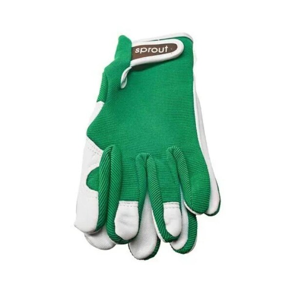 Sprout Goatskin Gardening Gloves - Fern Green