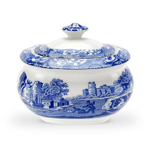 Spode Blue Italian - Sugar Box