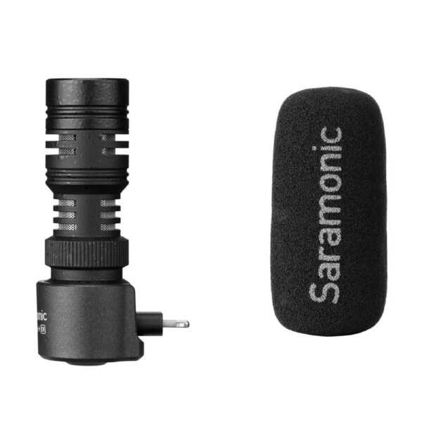 Saramonic SmartMic+ Di Directional Condenser Microphone/Lightning f/iPhone 13/12