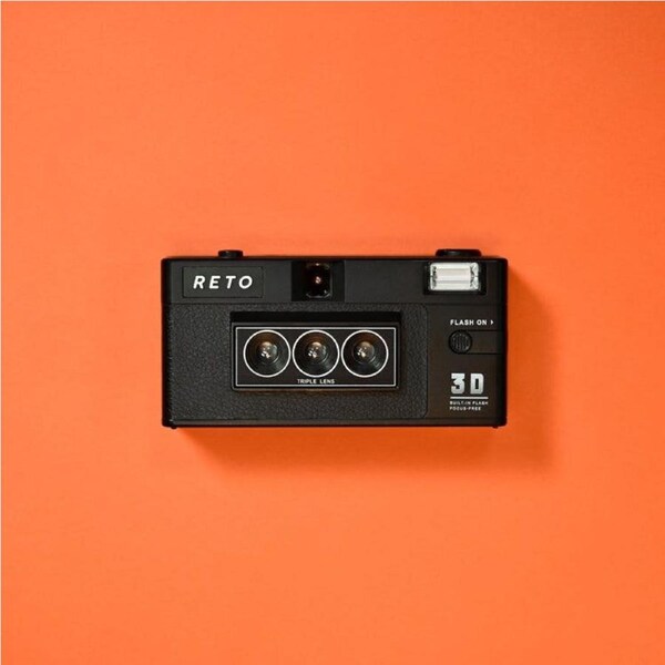 RETO 3D Classic 35mm Film Camera - Black