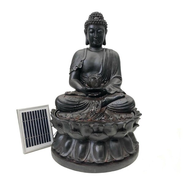 Solar Buddha Water Feature Water Fountain F821A1