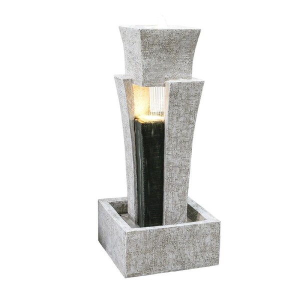 Modern Pillar with Shower Water Fountain Water Feature DW197012