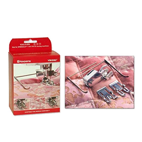 Husqvarna Viking Interchangeable Dual Feed Walking Foot Pack Registered Dealer New