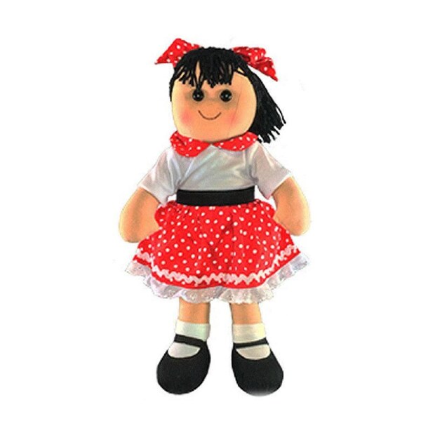 Hopscotch Lovely Soft Rag Doll LAYLA Rock n Roll Girl Large 35cm
