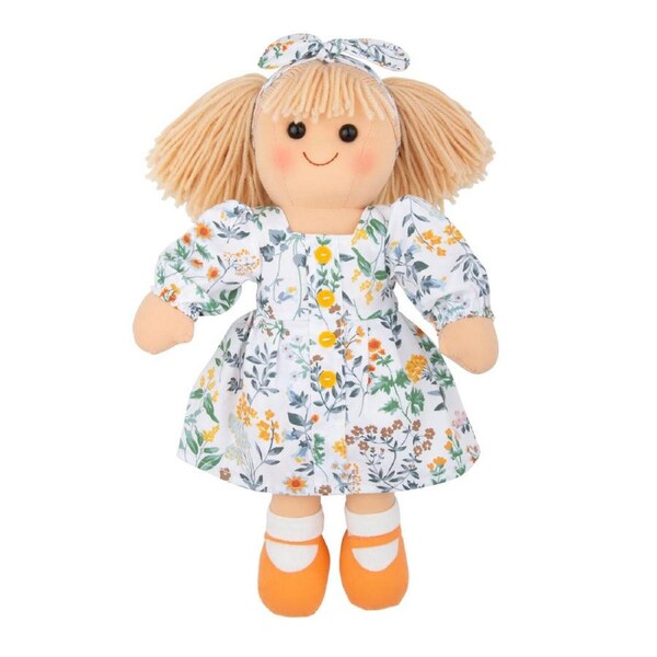 Hopscotch Lovely Soft Rag Doll Stella Girl Dressed Doll Large 35cm