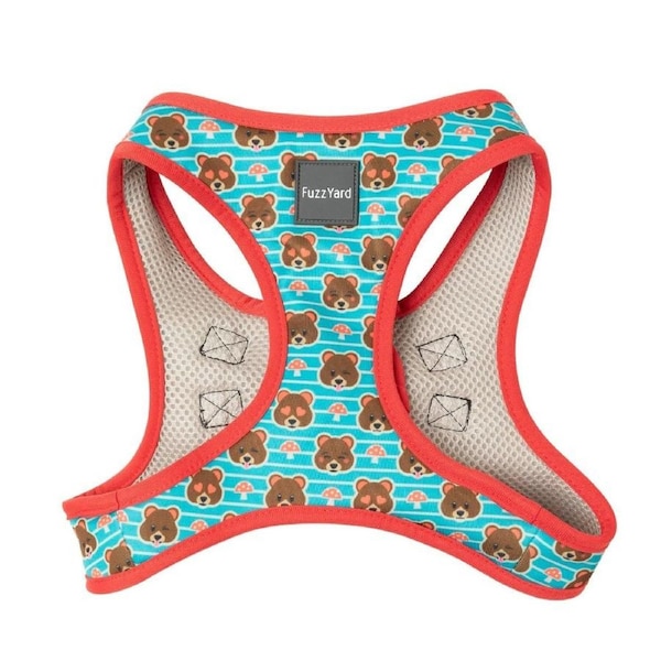 Fuzz Bear Step-In X-Large FuzzYard Dog Harness - 61 to 63cm Neck & 69 to 71cm Chest